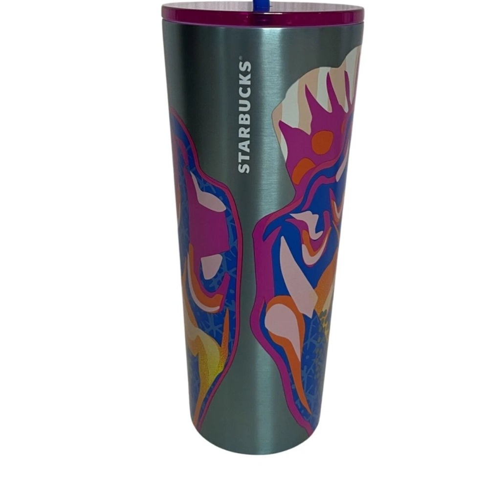 🥤Buy 2 Cups Get 1 FREE - Starbucks Cups - Summer 2024 Abstract Butterfly Metal